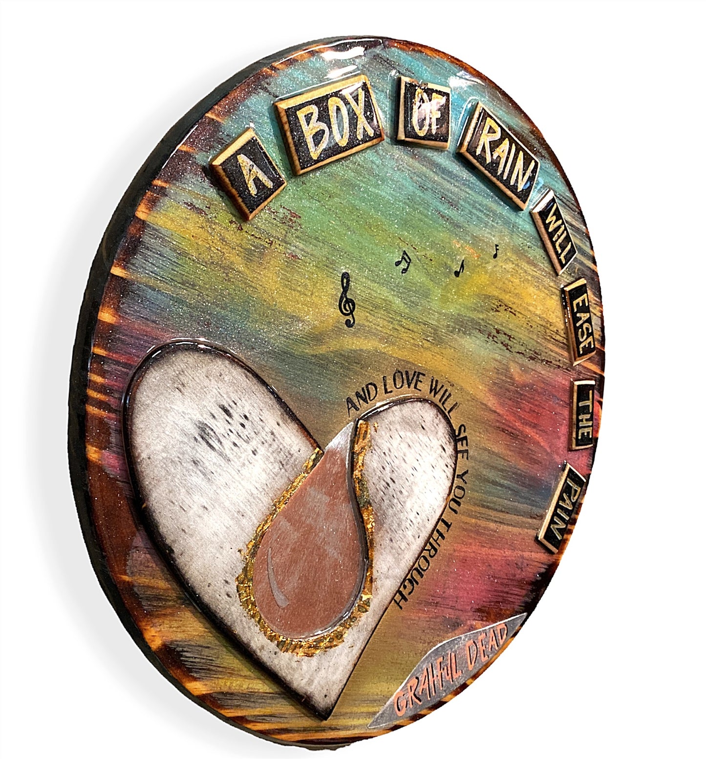 Box of Rain 12x20 or 18" Round
