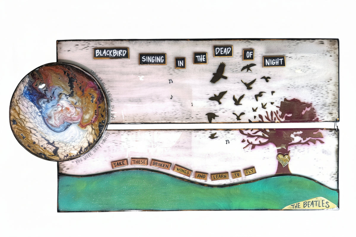 Blackbird (22"x40")