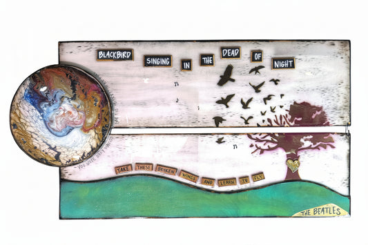 Blackbird (22"x40")